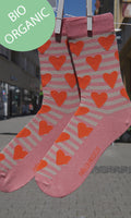 Bio Erwachsenen-Socken Herz