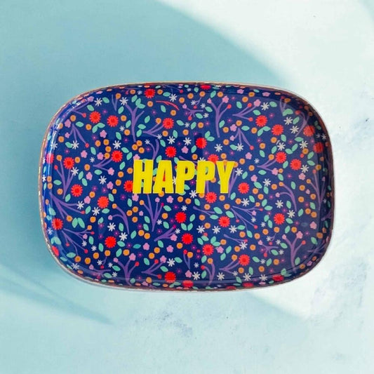 NOI Hamburg Minischale Happy Millefleur blue