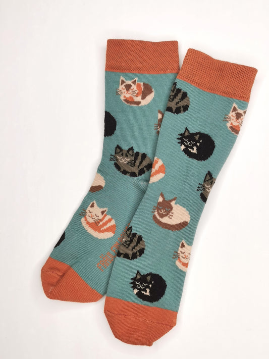 Kindersocken Katzenbande