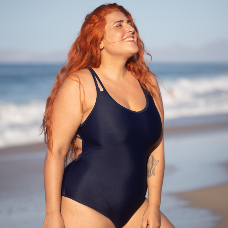 INASKA Multiway Badeanzug CHILL, dunkelblau