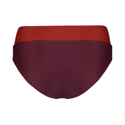 INASKA Soft Waist Bikini-Hose FLOW, beere/dunkelrot