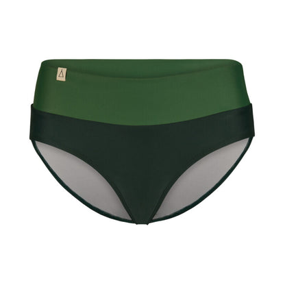 INASKA Soft Waist Bikini-Hose FLOW, dunkelgrün/moos