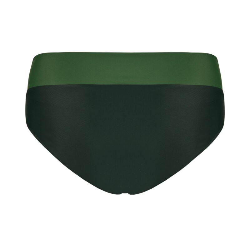 INASKA Soft Waist Bikini-Hose FLOW, dunkelgrün/moos