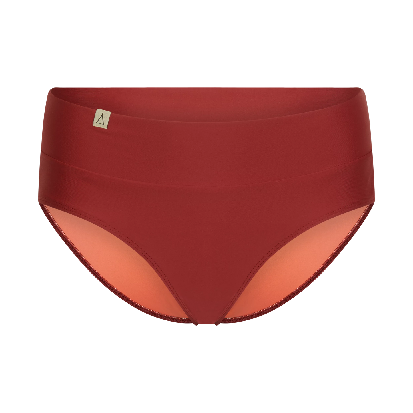 INASKA Soft Waist Bikini-Hose FLOW, dunkelrot