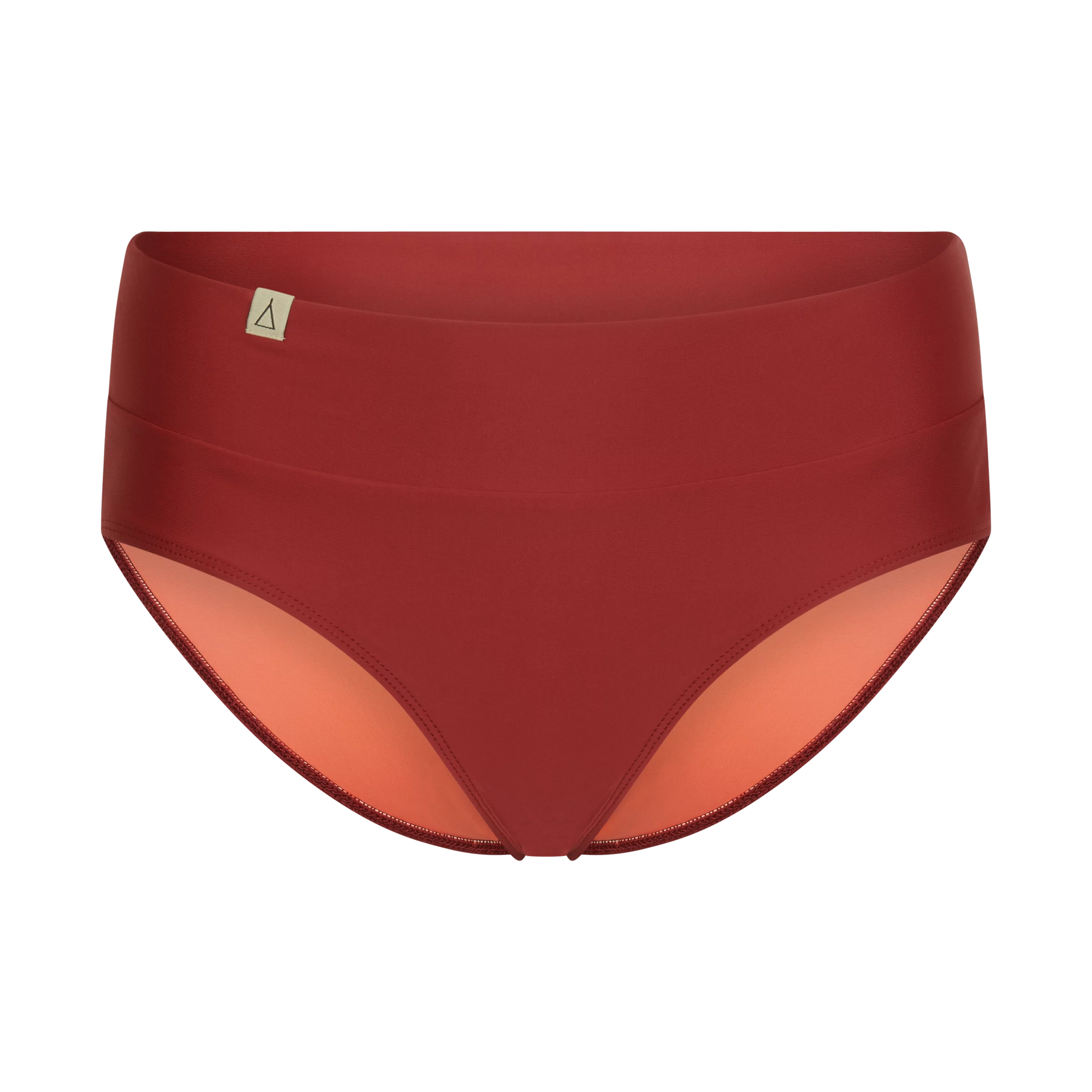 INASKA Soft Waist Bikini-Hose FLOW, dunkelrot