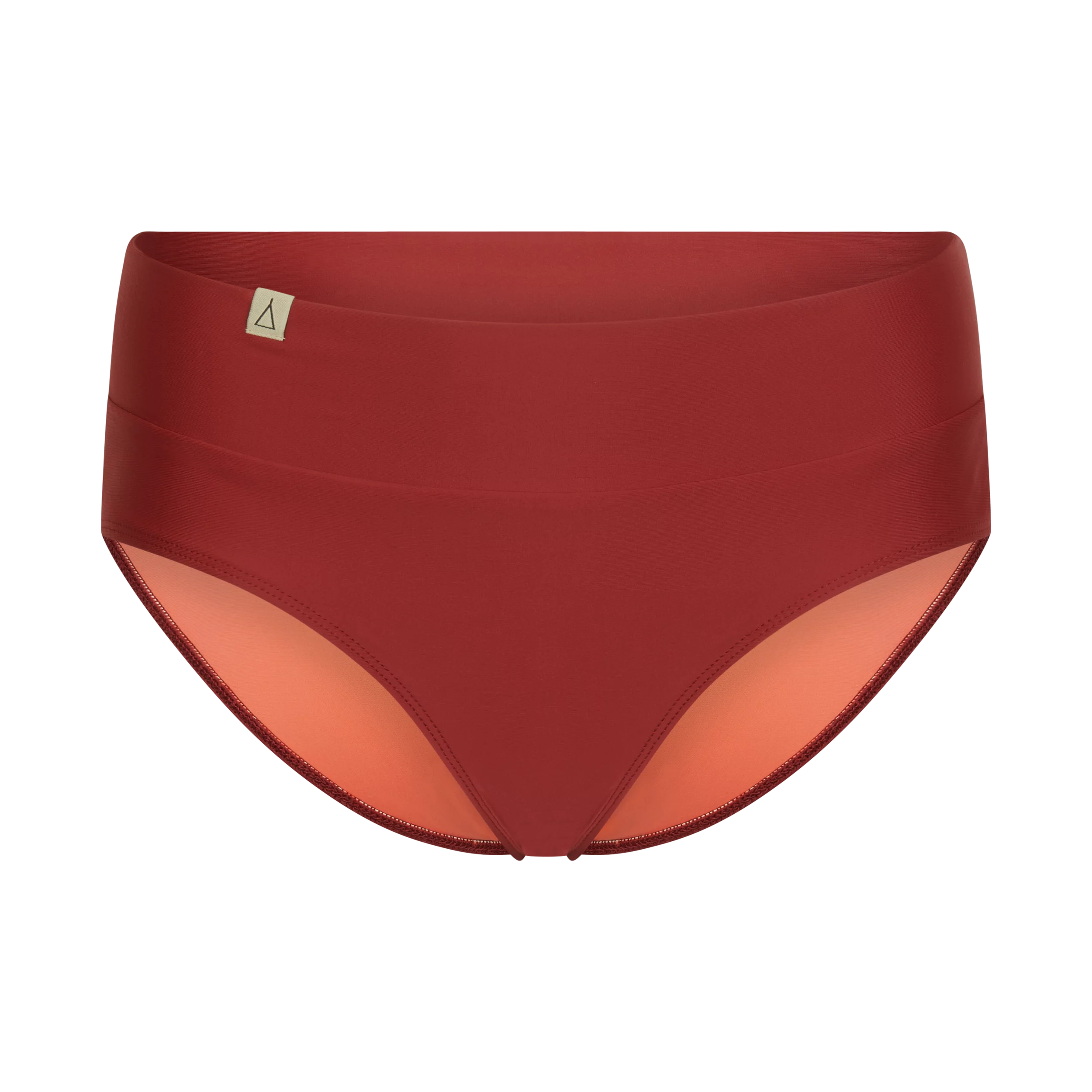 INASKA Soft Waist Bikini-Hose FLOW, dunkelrot