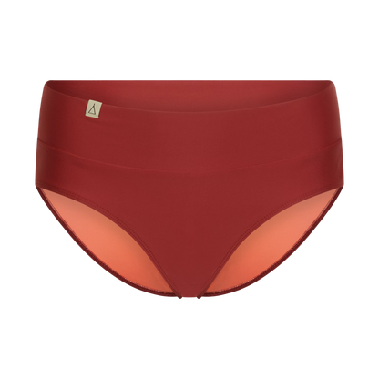 INASKA Soft Waist Bikini-Hose FLOW, dunkelrot