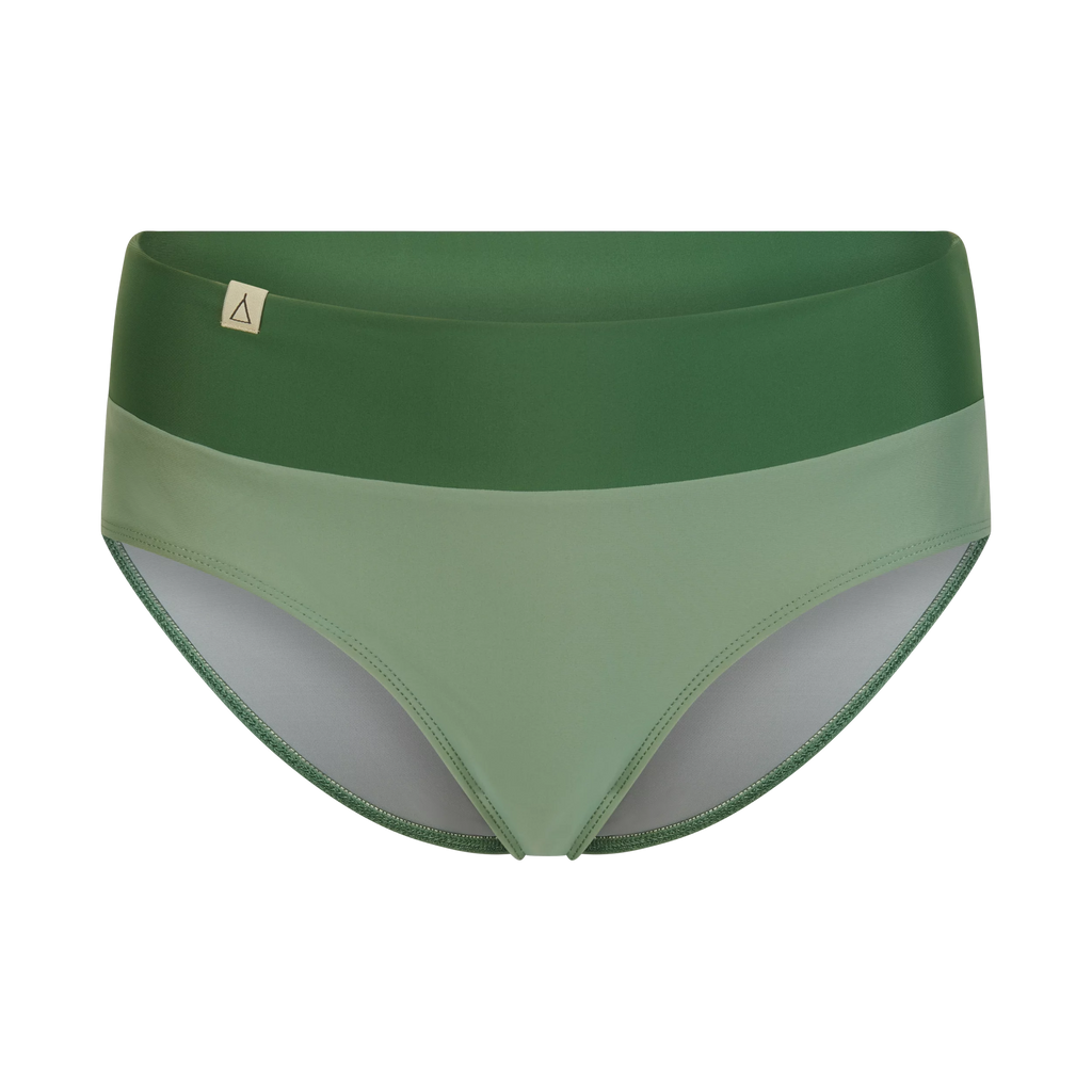 INASKA Soft Waist Bikini-Hose FLOW, khaki/moos