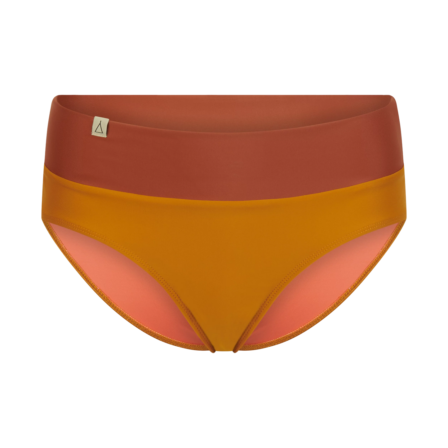 INASKA Soft Waist Bikini-Hose FLOW, Ocker/Rost