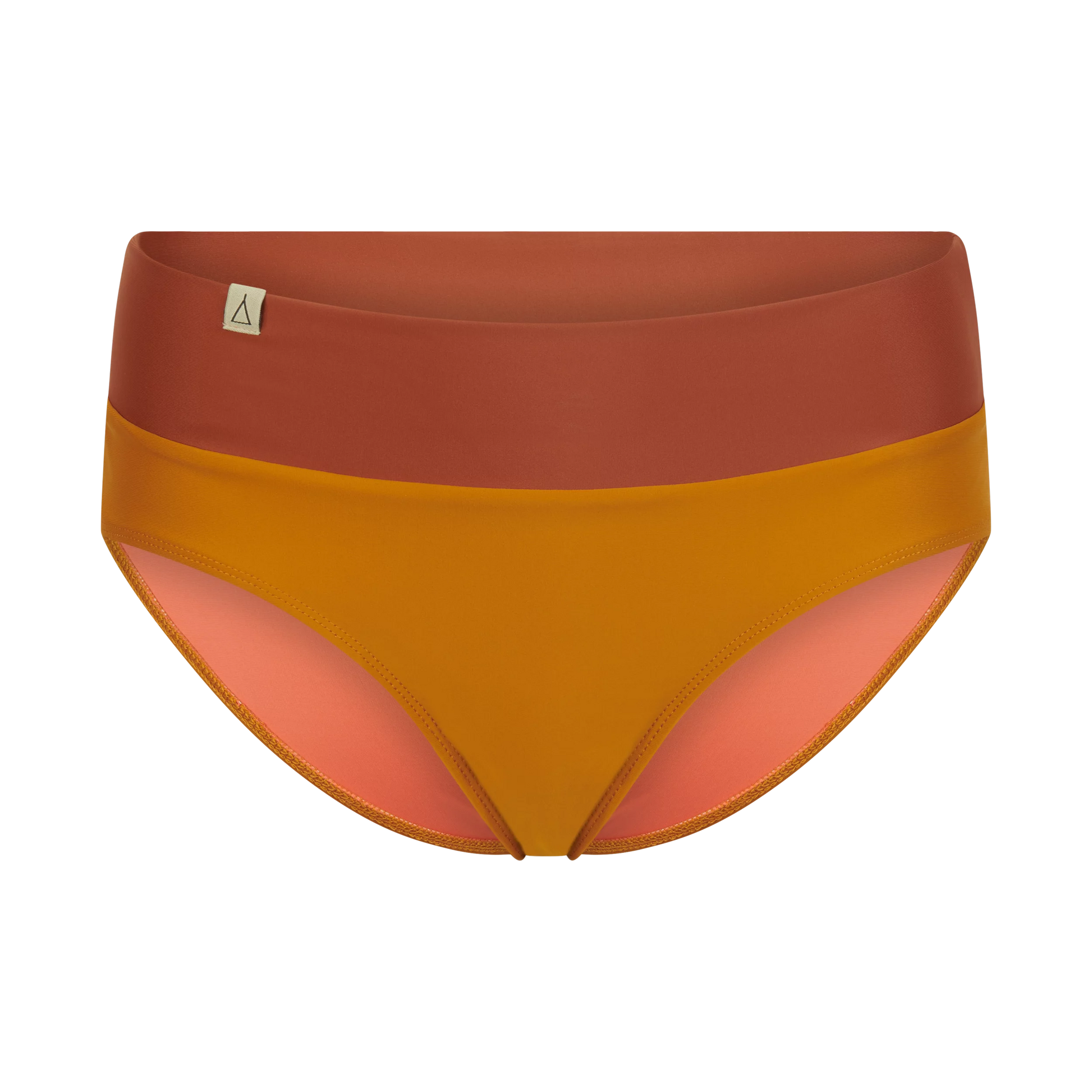 INASKA Soft Waist Bikini-Hose FLOW, Ocker/Rost