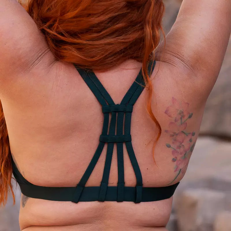 INASKA Sportbikini-Top WILD, dunkelgrün