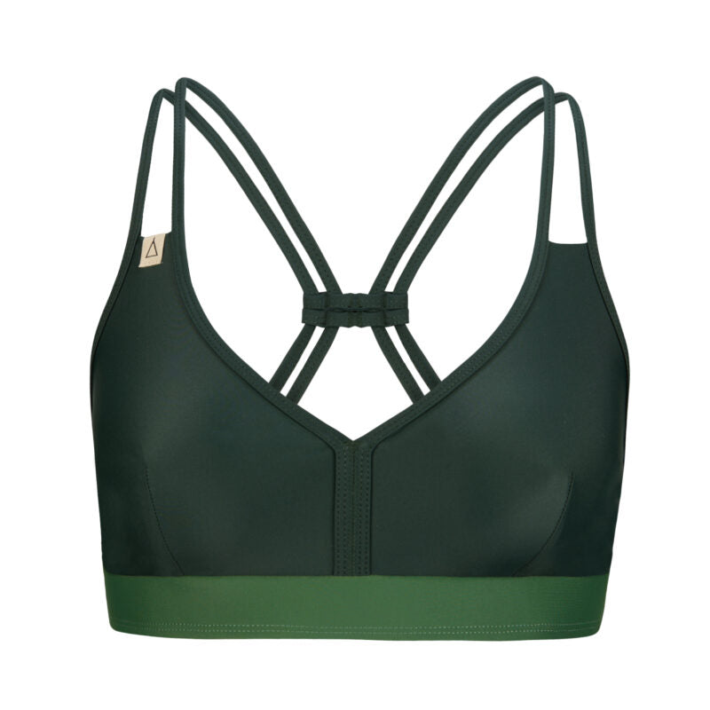 INASKA Sportbikini-Top WILD, dunkelgrün/moos