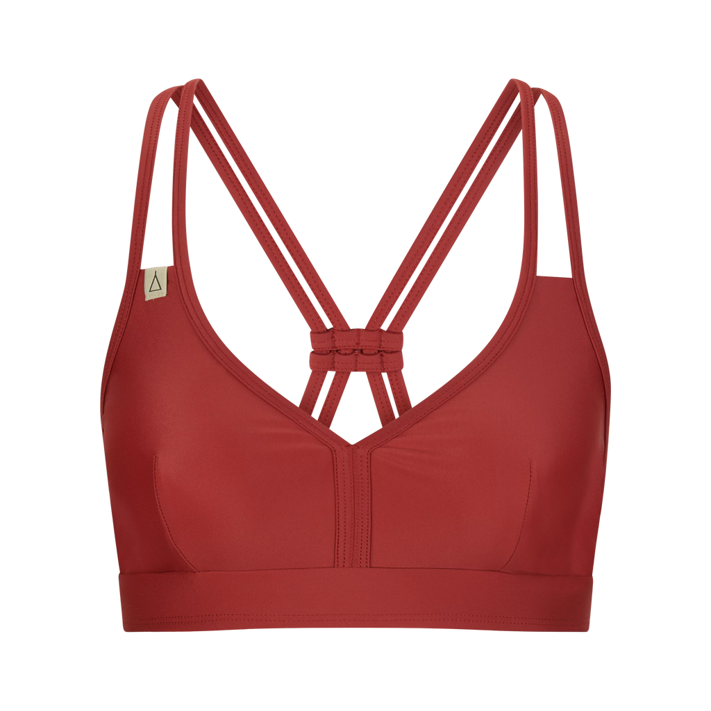 INASKA Sportbikini-Top WILD, dunkelrot