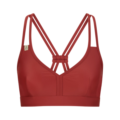 INASKA Sportbikini-Top WILD, dunkelrot