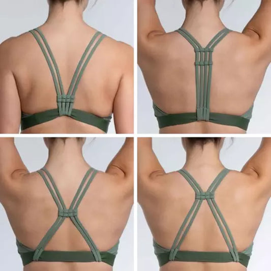 INASKA Sportbikini-Top WILD, dunkelgrün/moos