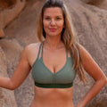 INASKA Sportbikini-Top WILD, khaki