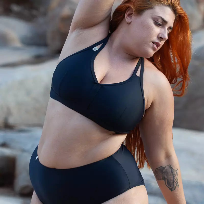 INASKA Sportbikini-Top WILD, schwarz