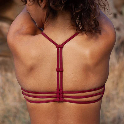 INASKA Multiway Bikini-Top CHILL, dunkelrot