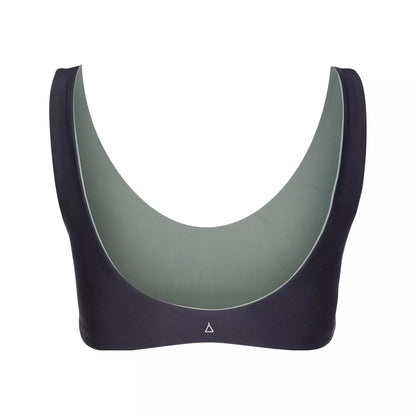 INASKA Wendbares Bikini-Top PURE, schwarz/khaki