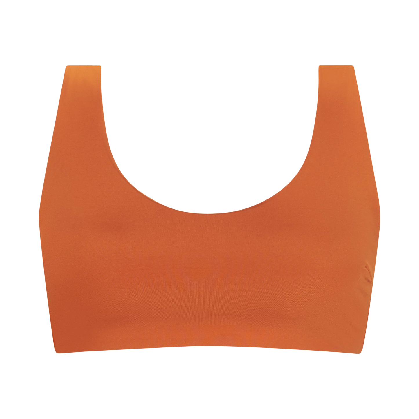 INASKA Wendbares Bikini-Top PURE, dunkelgrün/orange