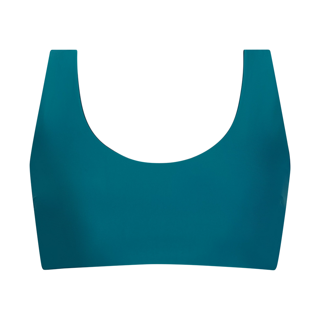 INASKA Wendbares Bikini-Top PURE, dunkelblau/petrol