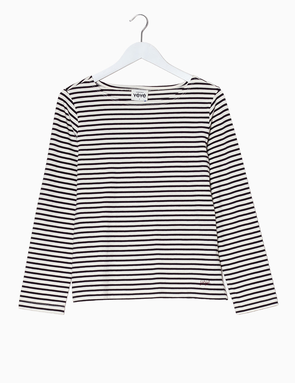 Mademoiselle Yéyé Iconique Longsleeve, Black/White