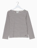 Mademoiselle Yéyé Iconique Longsleeve, Black/White