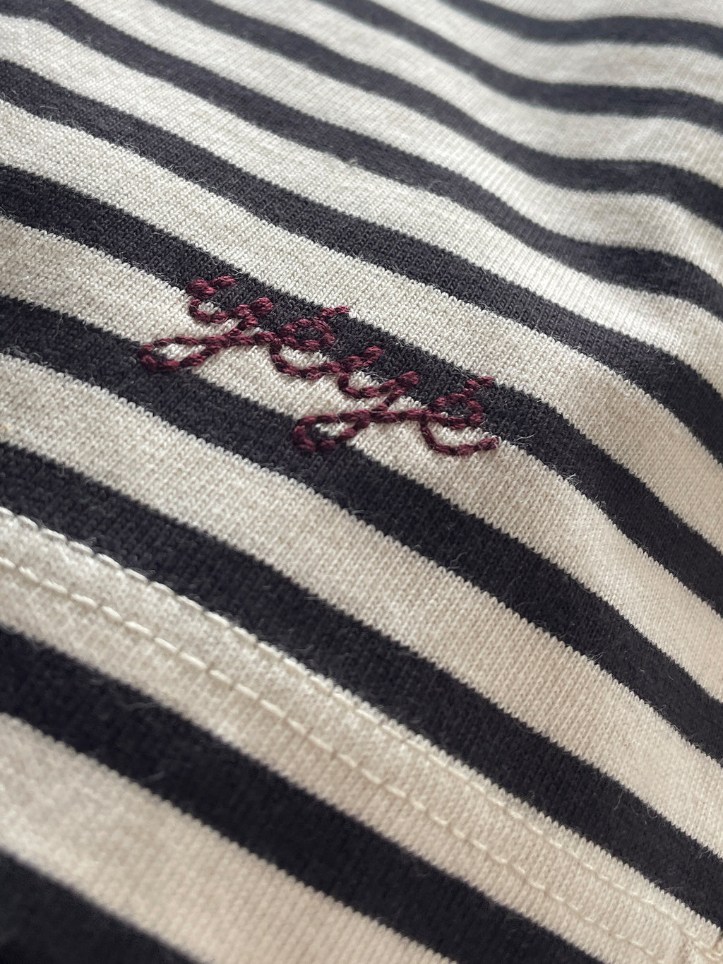 Mademoiselle Yéyé Iconique Longsleeve, Black/White