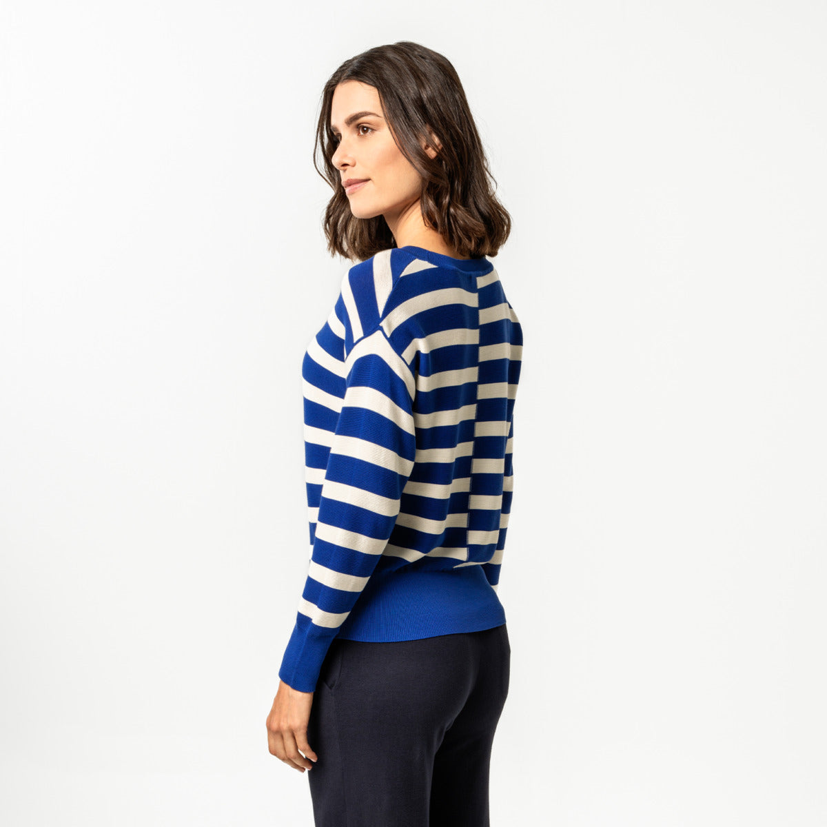 Living Crafts Pullover Azara, tailored blue