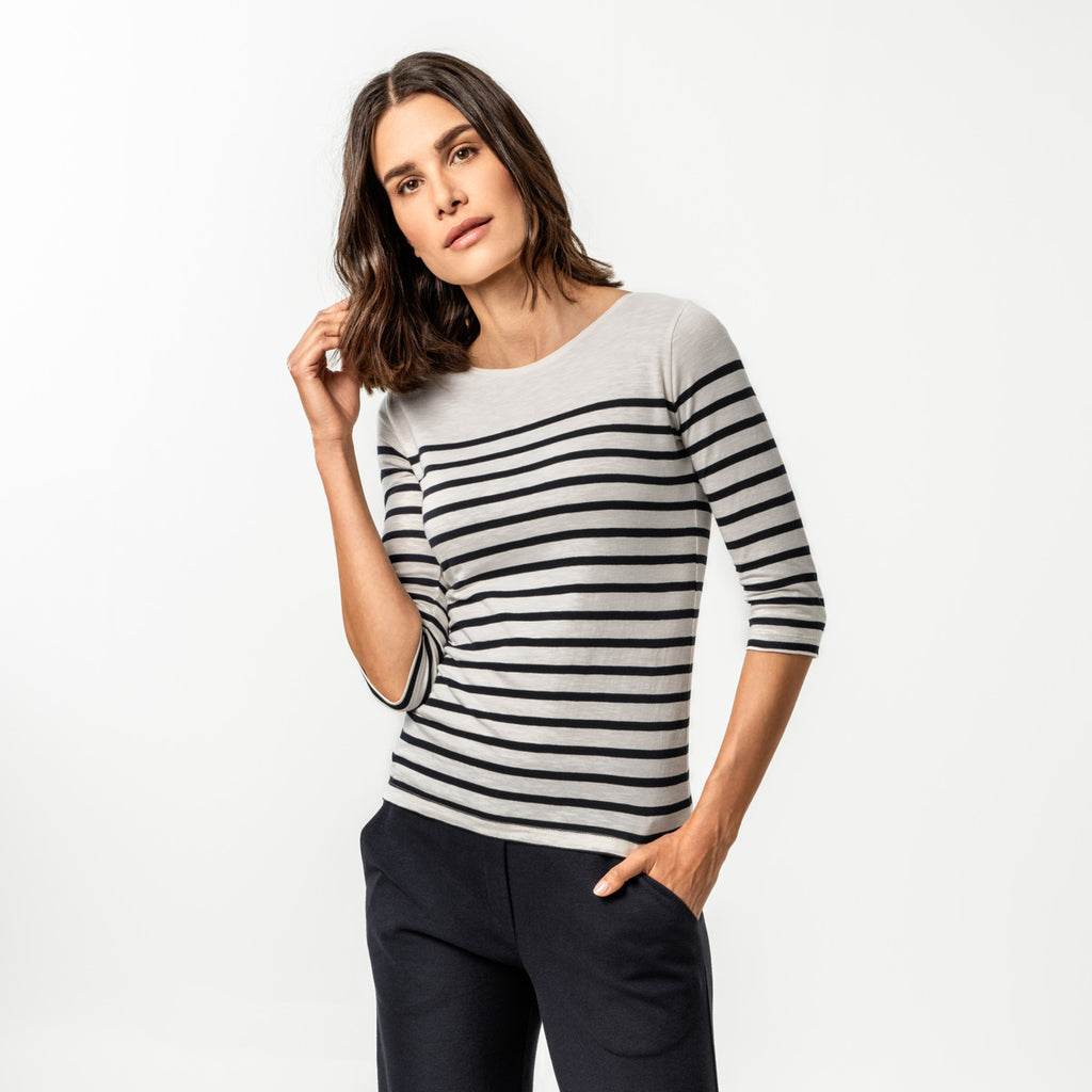 Living Crafts T-Shirt Aleva, chalk/ink blue