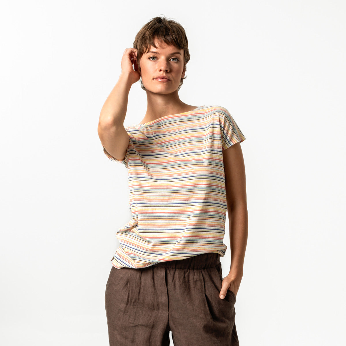 Living Crafts T-Shirt Reka, sunny/stripe