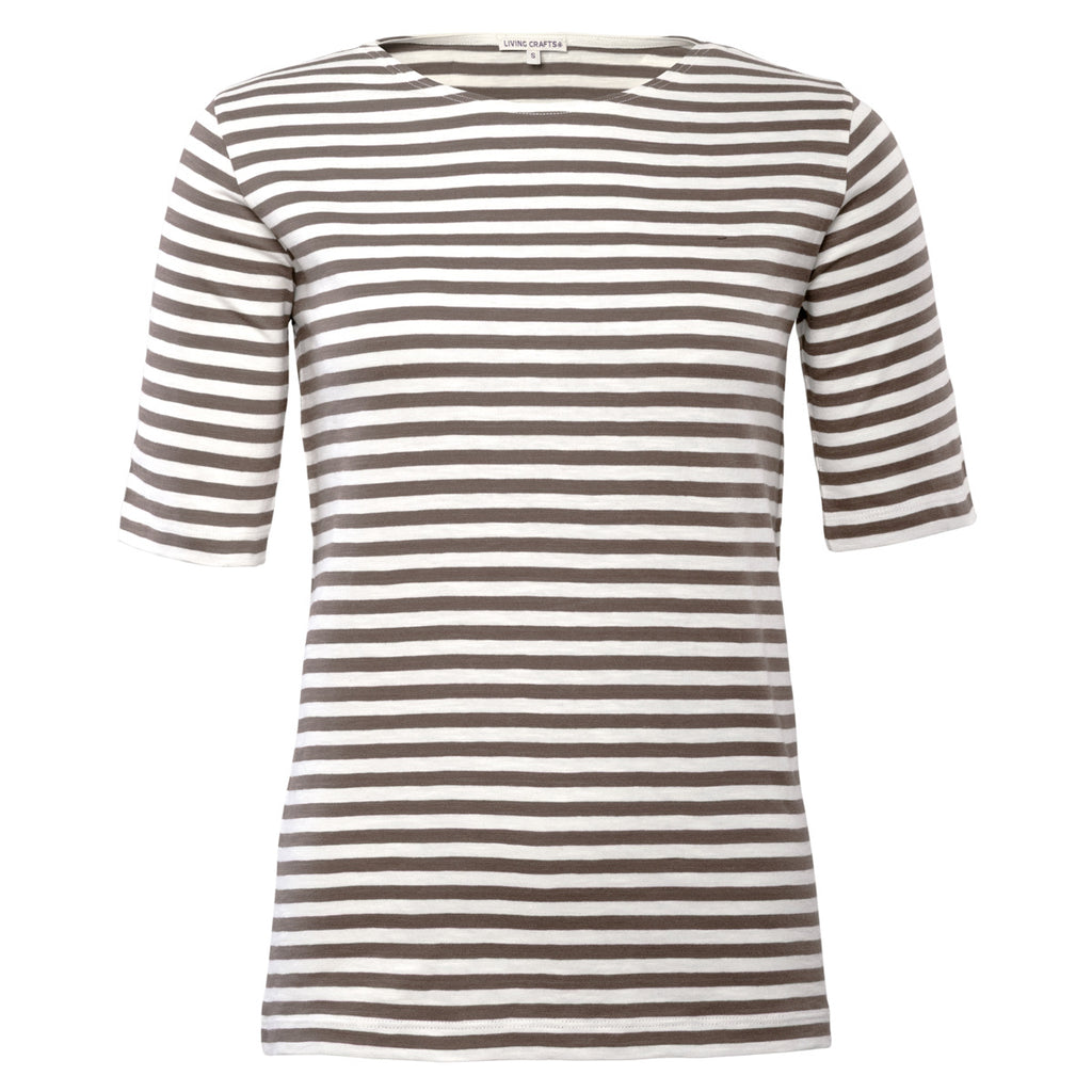 Living Crafts T-Shirt Annina, earth/chalk