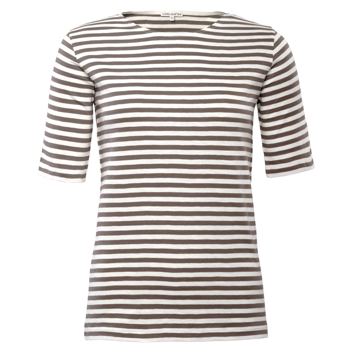 Living Crafts T-Shirt Annina, earth/chalk
