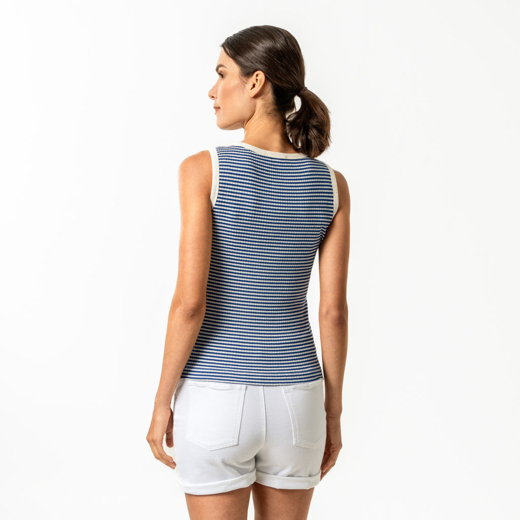 Living Crafts Top Apollonia, tailored blue