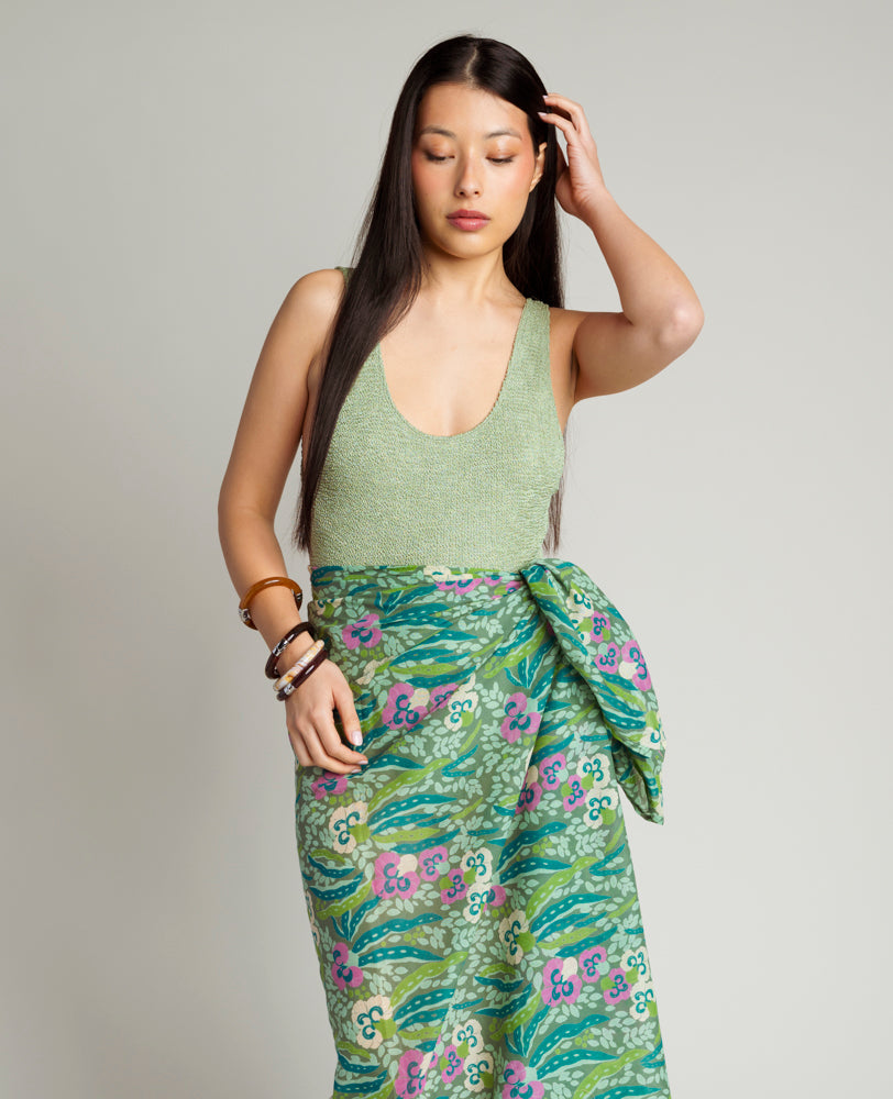 Les Touristes Schal ETO260, Allegria Green