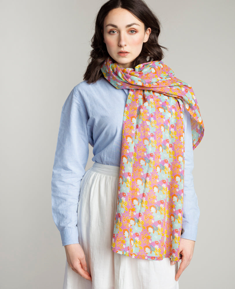 Les Touristes Schal ETO264, Mackintosh Purple