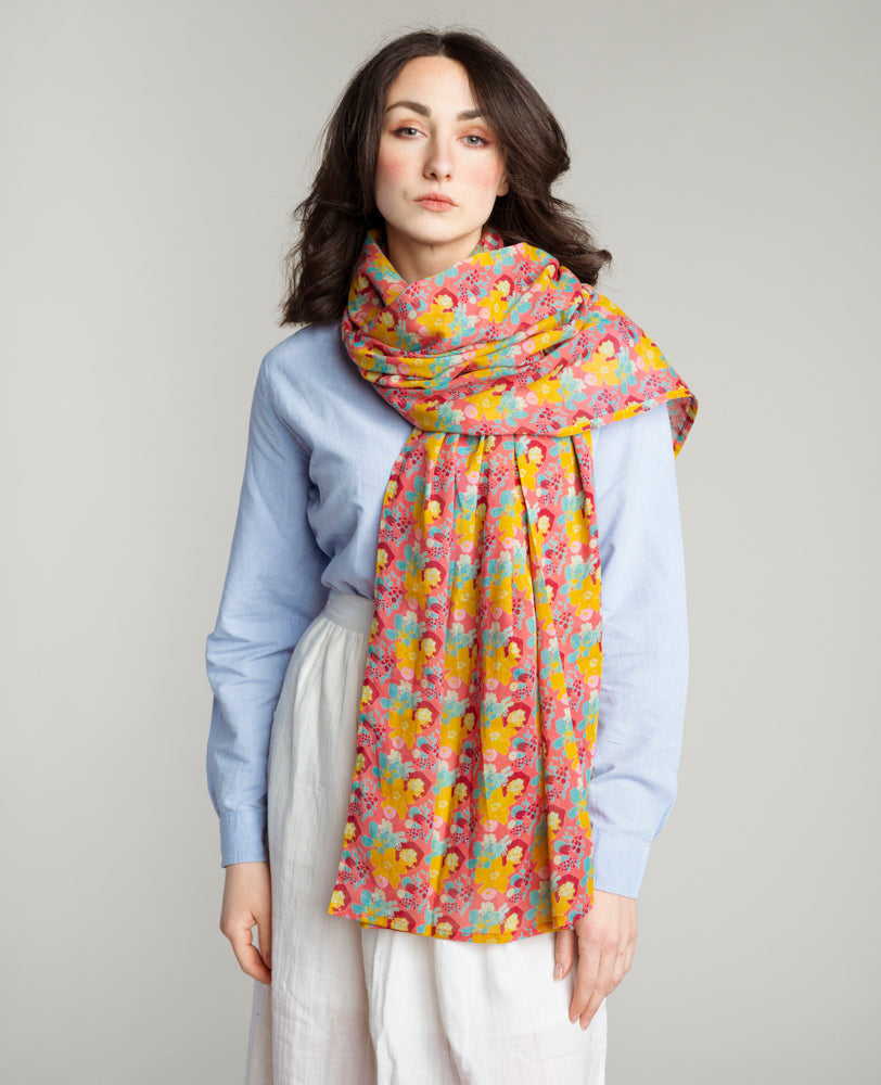 Les Touristes Schal ETO263, Mackintosh Coral