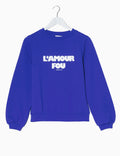 Mademoiselle Yéyé L`Amour Fou Sweatshirt, Bluing