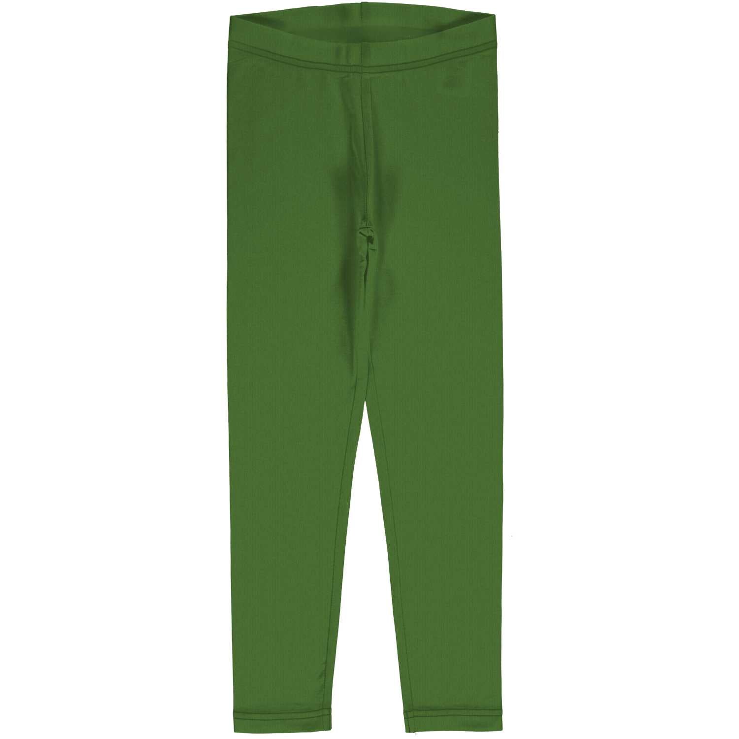 Maxomorra Sweat Leggings, Solid Green