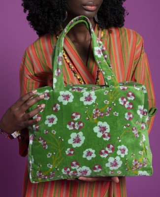 Les Touristes Samttasche, BAI 006, Blossom Green