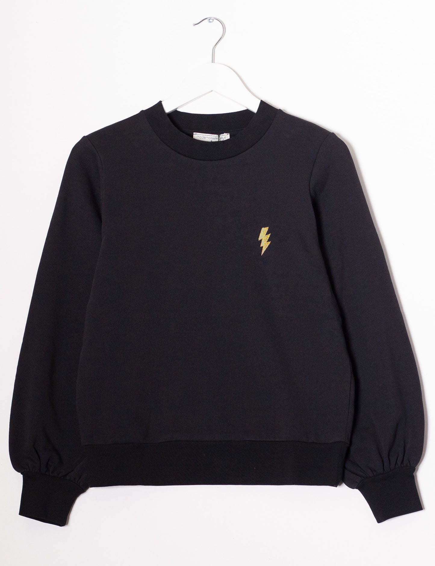 M.Yéyé Lightning Flash Sweatshirt, Black