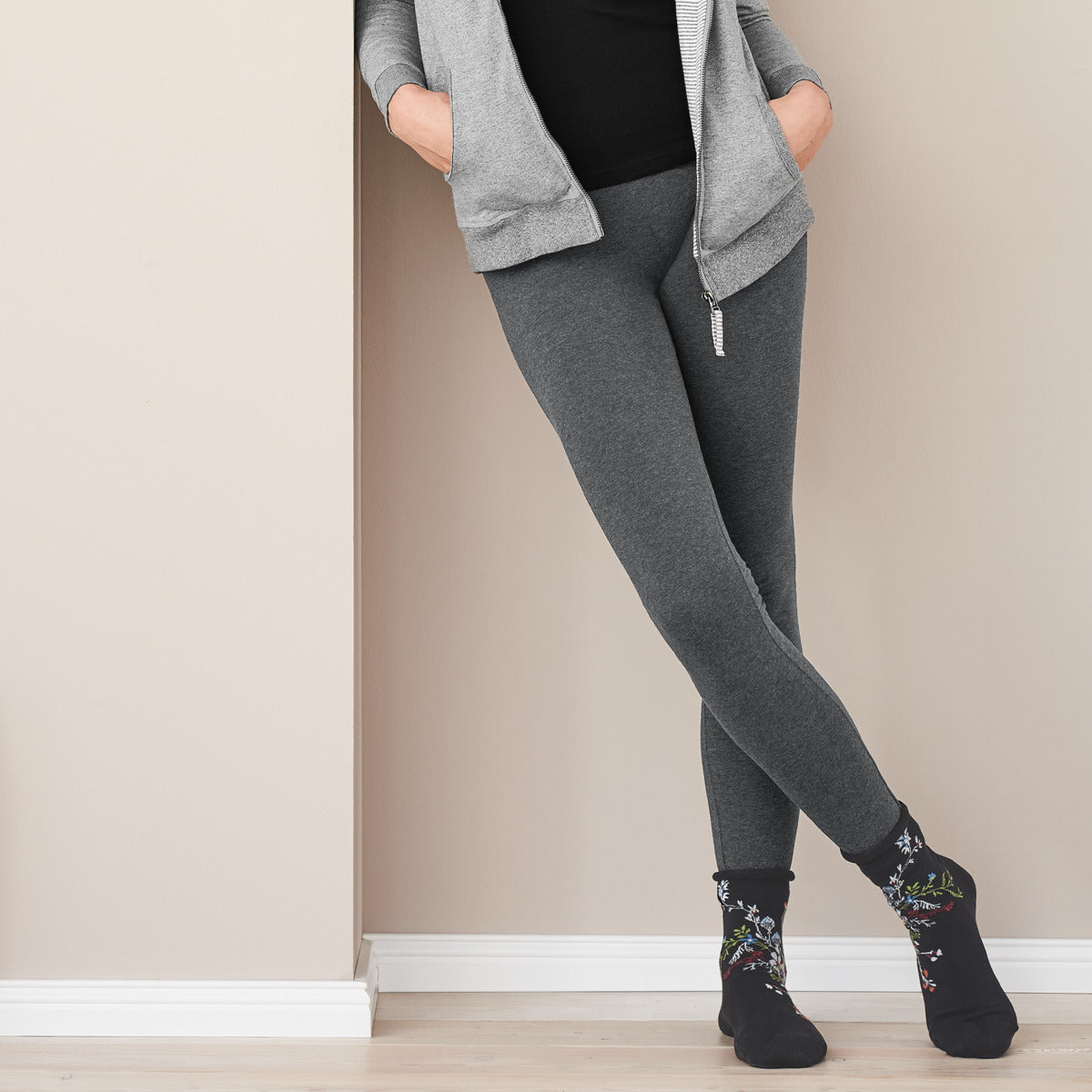 Living Crafts Sweat-Leggings Hella, Grafit melange