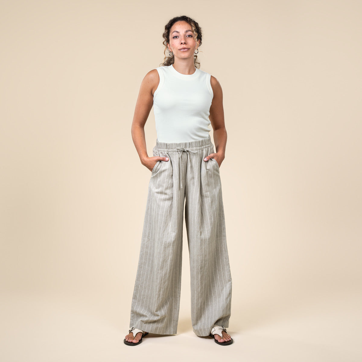 Living Crafts Leinenhose Takara
