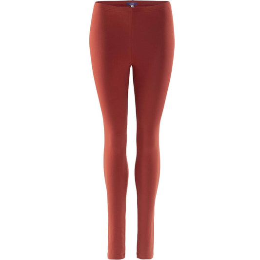 Living Crafts Damen Leggings Annedore lang, burnt brick