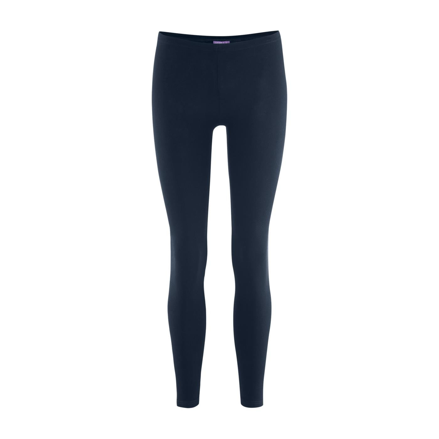 Living Crafts Damen Leggings Annedore lang, navy