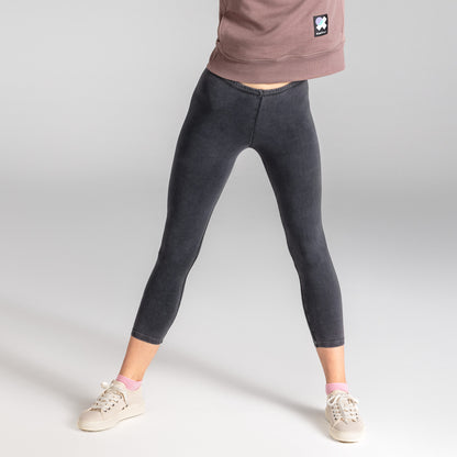 Living Crafts Damen 7/8-Leggings Briska, asphalt