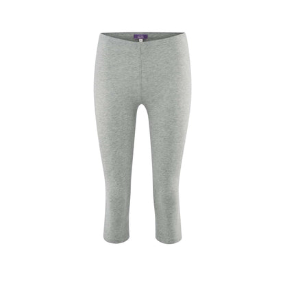 Living Crafts Damen 3/4-Leggings Ellen, grau meliert