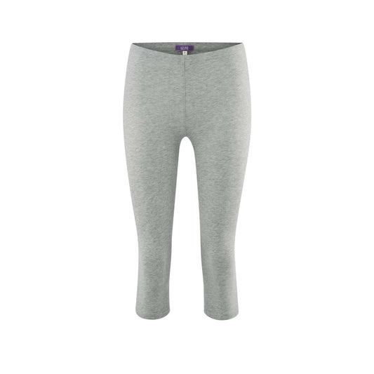 Living Crafts Damen 3/4-Leggings Ellen, grau meliert