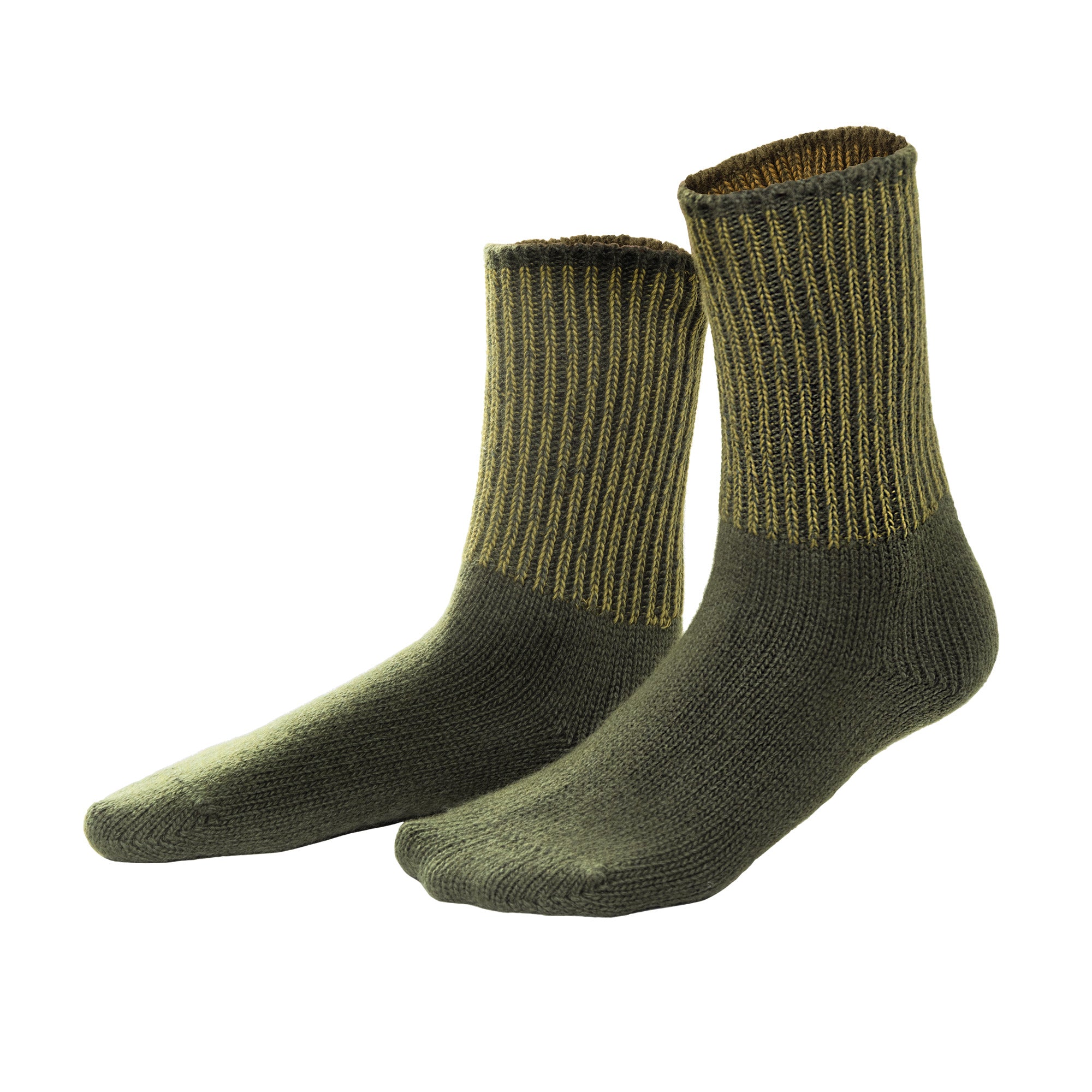 Living Crafts Socken Frauke, dark olive