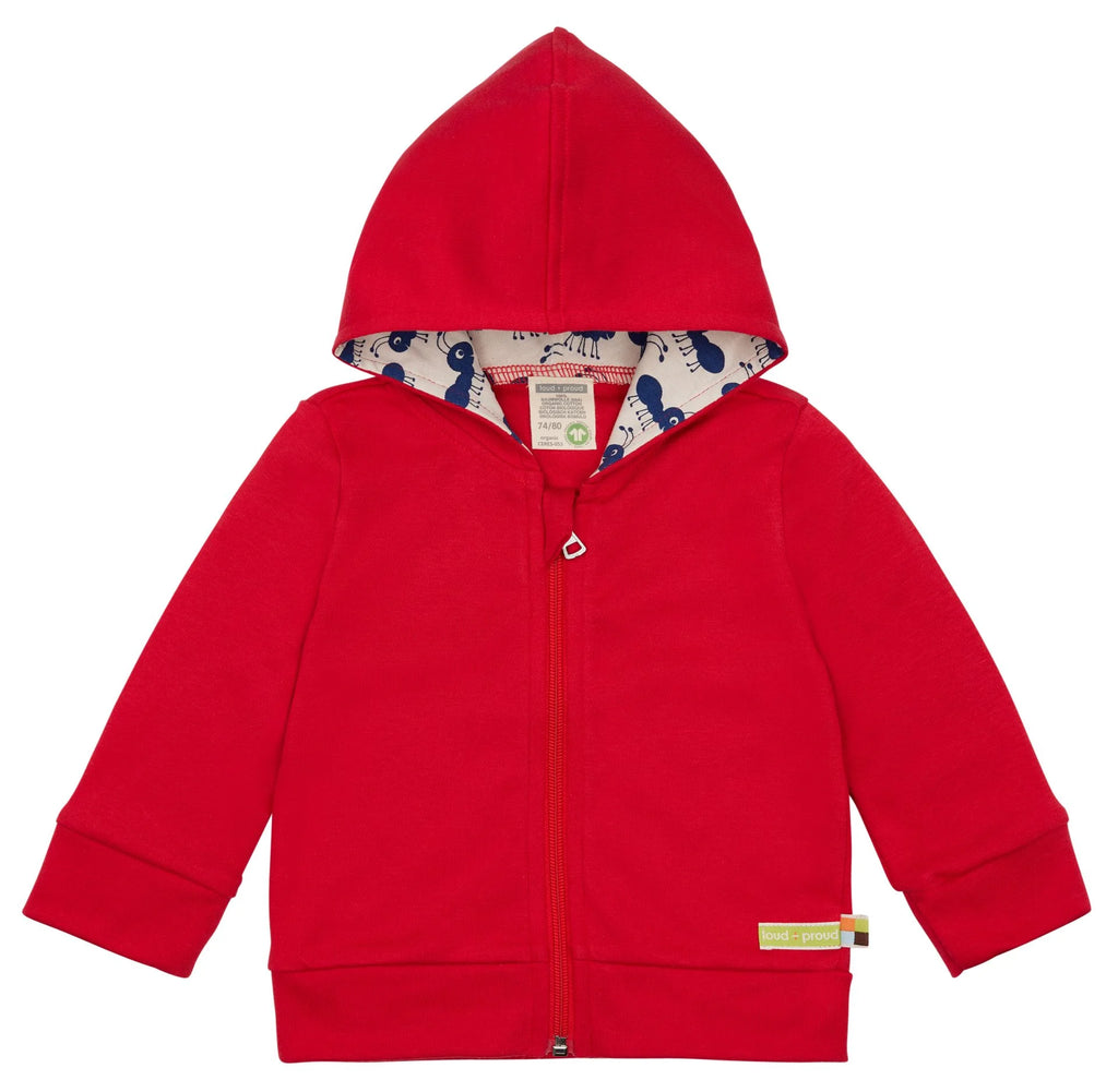 Loud+Proud Kapuzenjacke, Tomato
